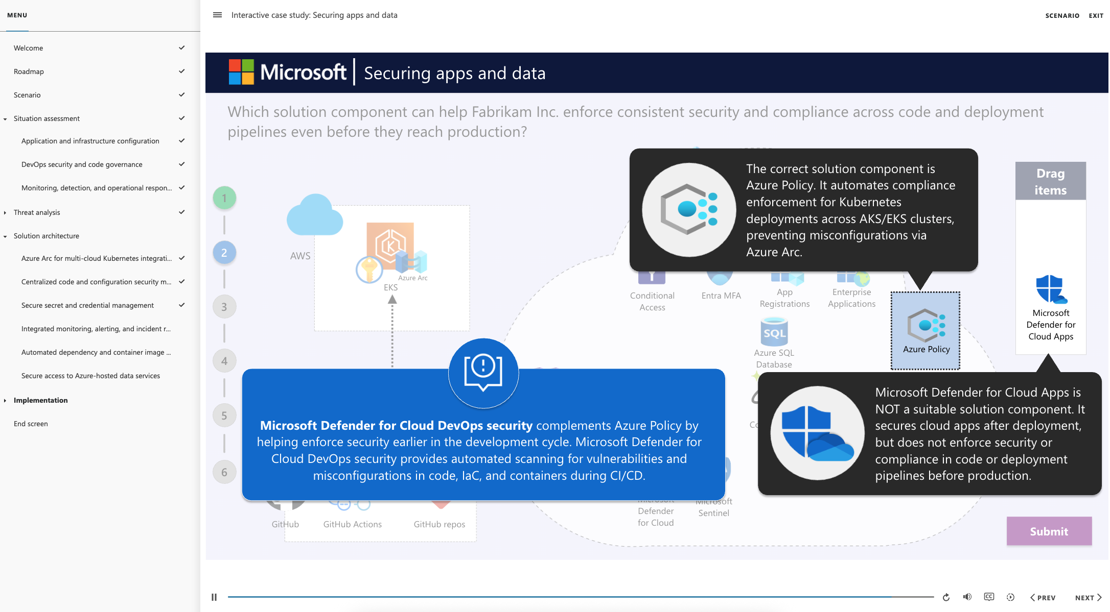 Feedback confirming Azure Policy